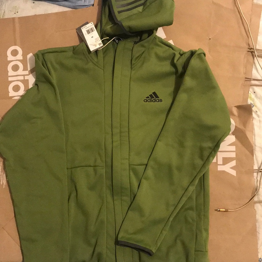 Adidas olive green jacket